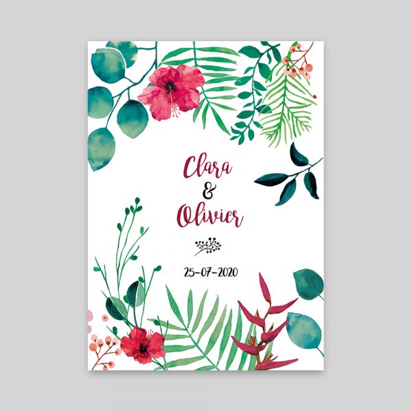 Exotique - Recto verso 14,8 x 21 cm