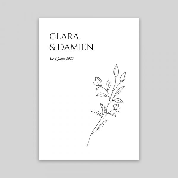 Élégance - Recto verso 14,8 x 21 cm